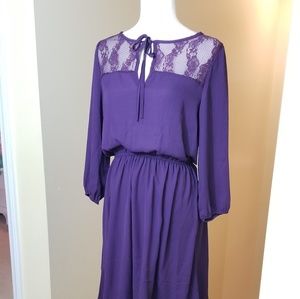 Long Purple Dress